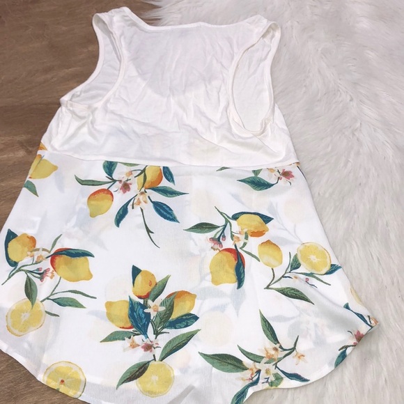 15 Fifteen size medium lemons babydoll summer top - Picture 5 of 6